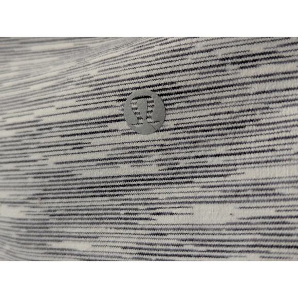 Lululemon Wunder Under Scalloped Hem High-Rise Crop 23" Full-On Luon Gray Sz 8 - Picture 7 of 8